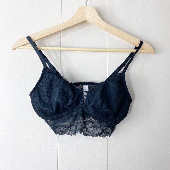 Auden Other - Auden Black Lace Bralette Size Small